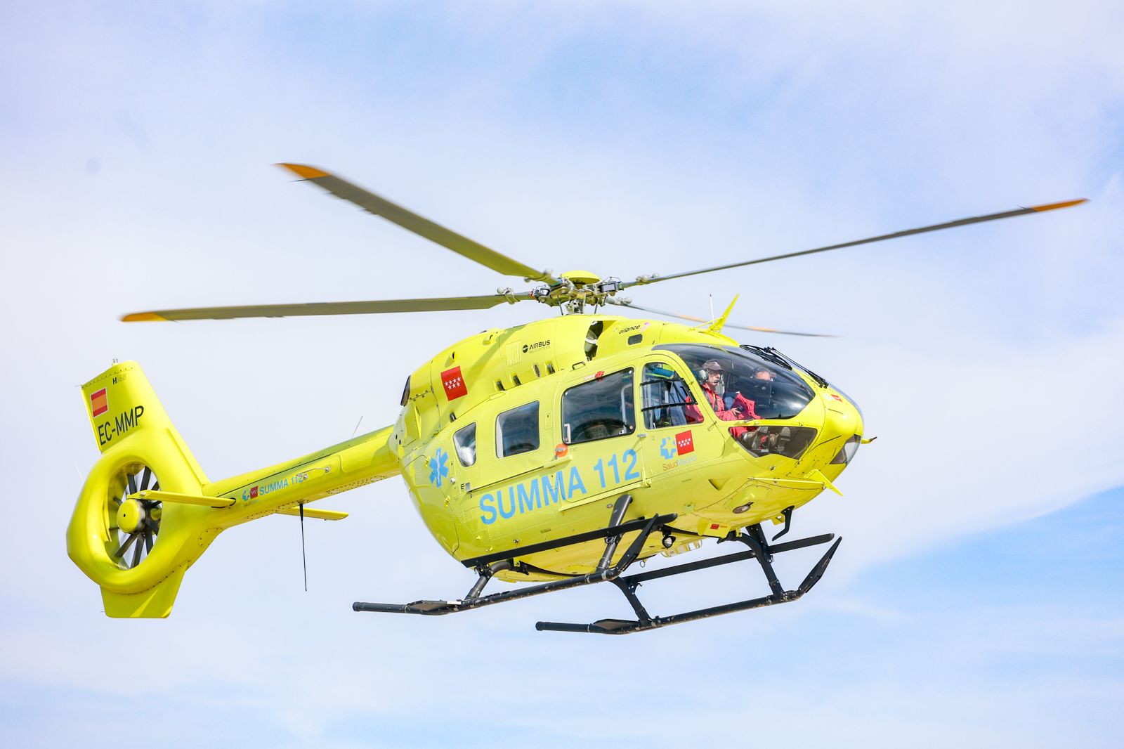 Helicóptero del SUMMA 112