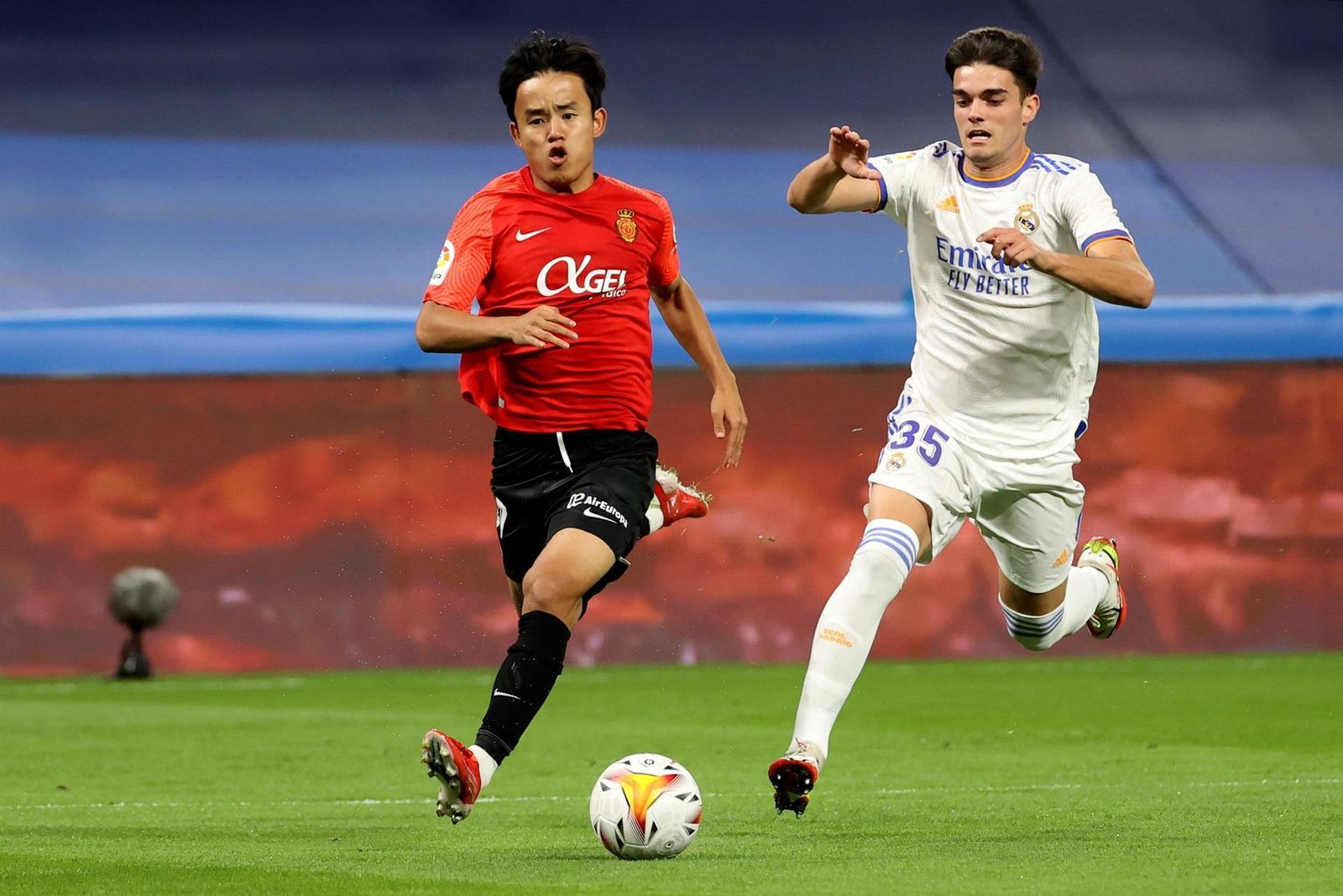 Miguel Gutiérrez ante el Mallorca