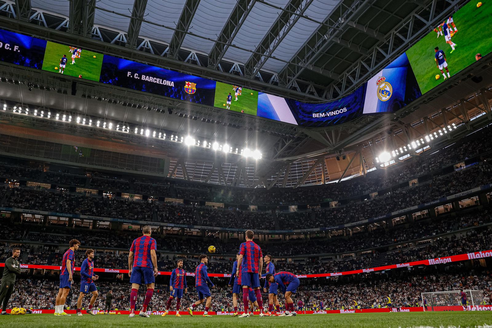 Videomarcador 360º del Bernabéu