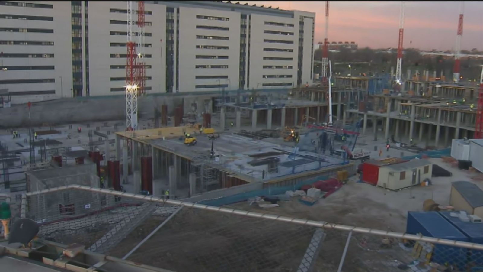 Obras del nuevo edificio del Hospital 12 de Octubre