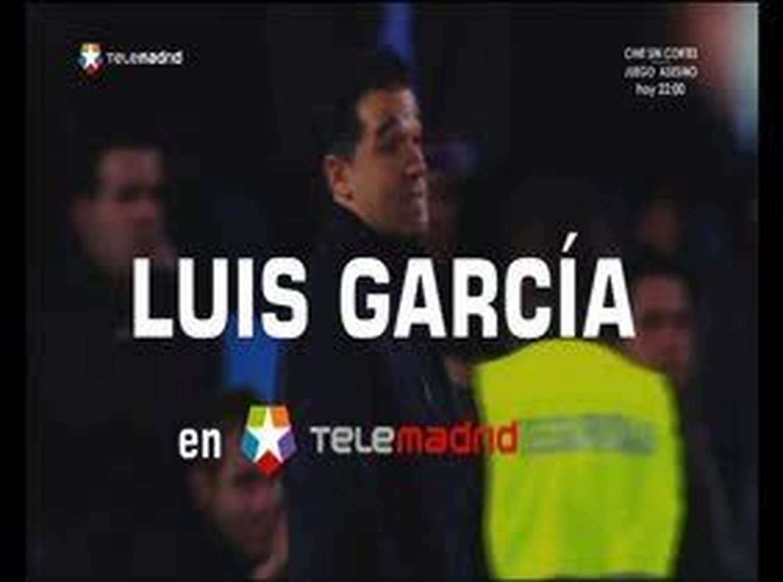 Luís García visita Telemadrid en la semana en que se enfrenta al Real Madrid