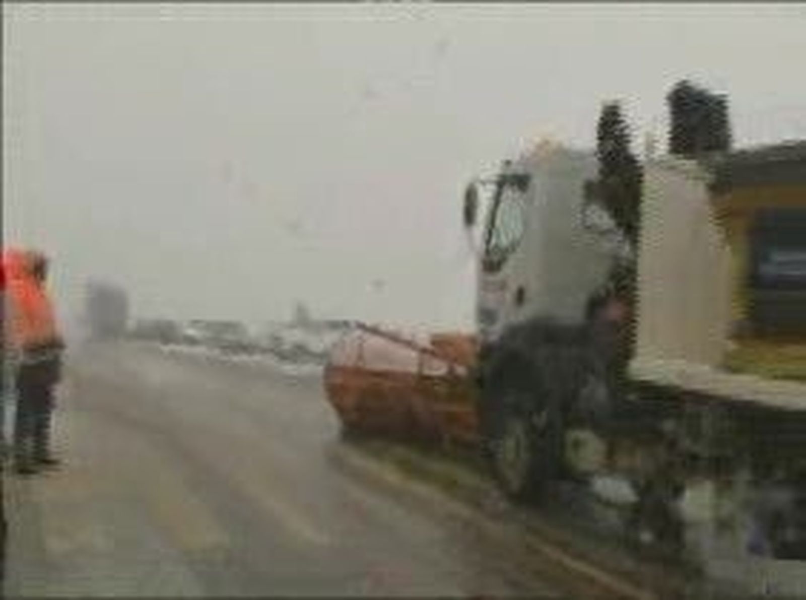 Alerta de nieve en localidades de la Sierra