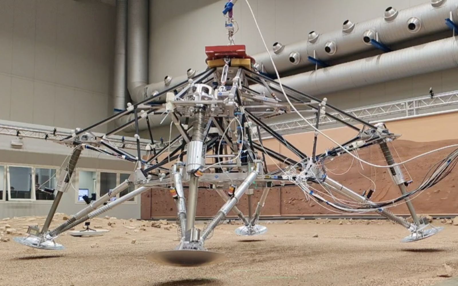 Sistema de aterrizaje de la misión ExoMars que viajará a Marte con el róver Rosalind Franklin