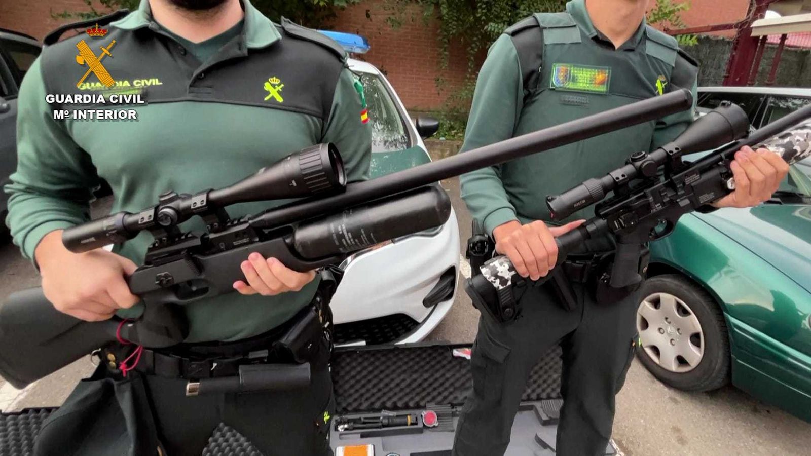 La Guardia Civil detiene a un francotirador