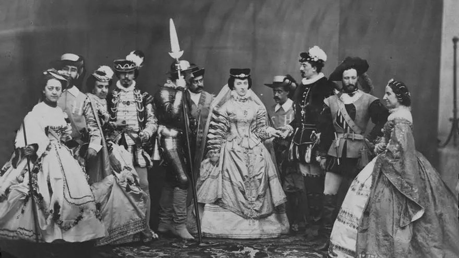 Baile de trajes de los duques de Fernán Núñez, 1863