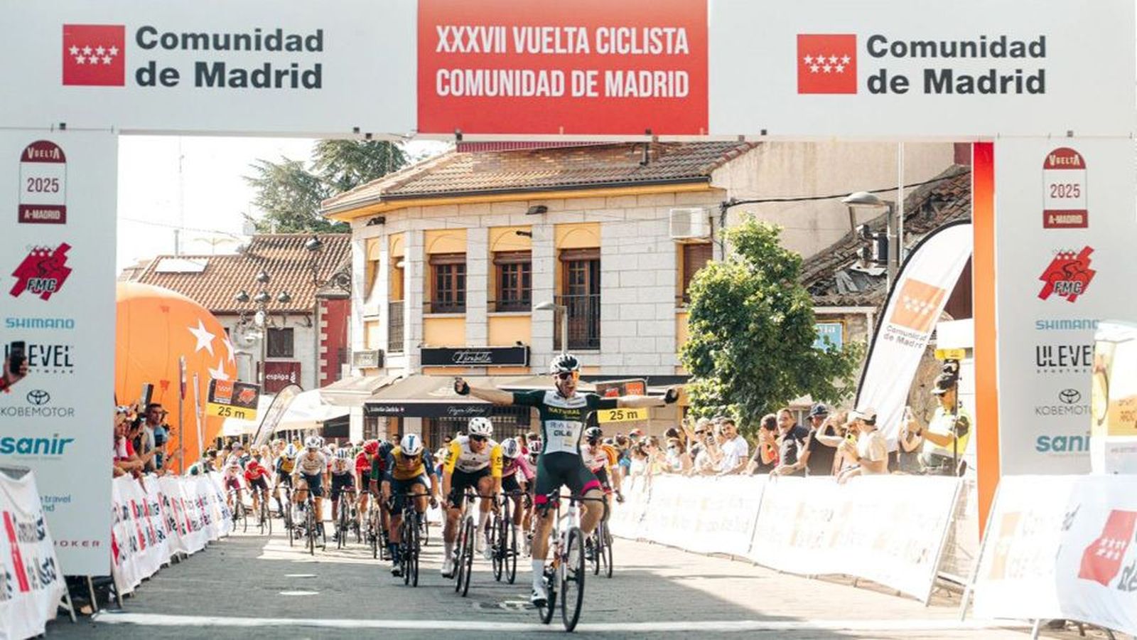Diego Gutiérrez, primer líder de la Vuelta a Madrid tras ganar en Valdemorillo