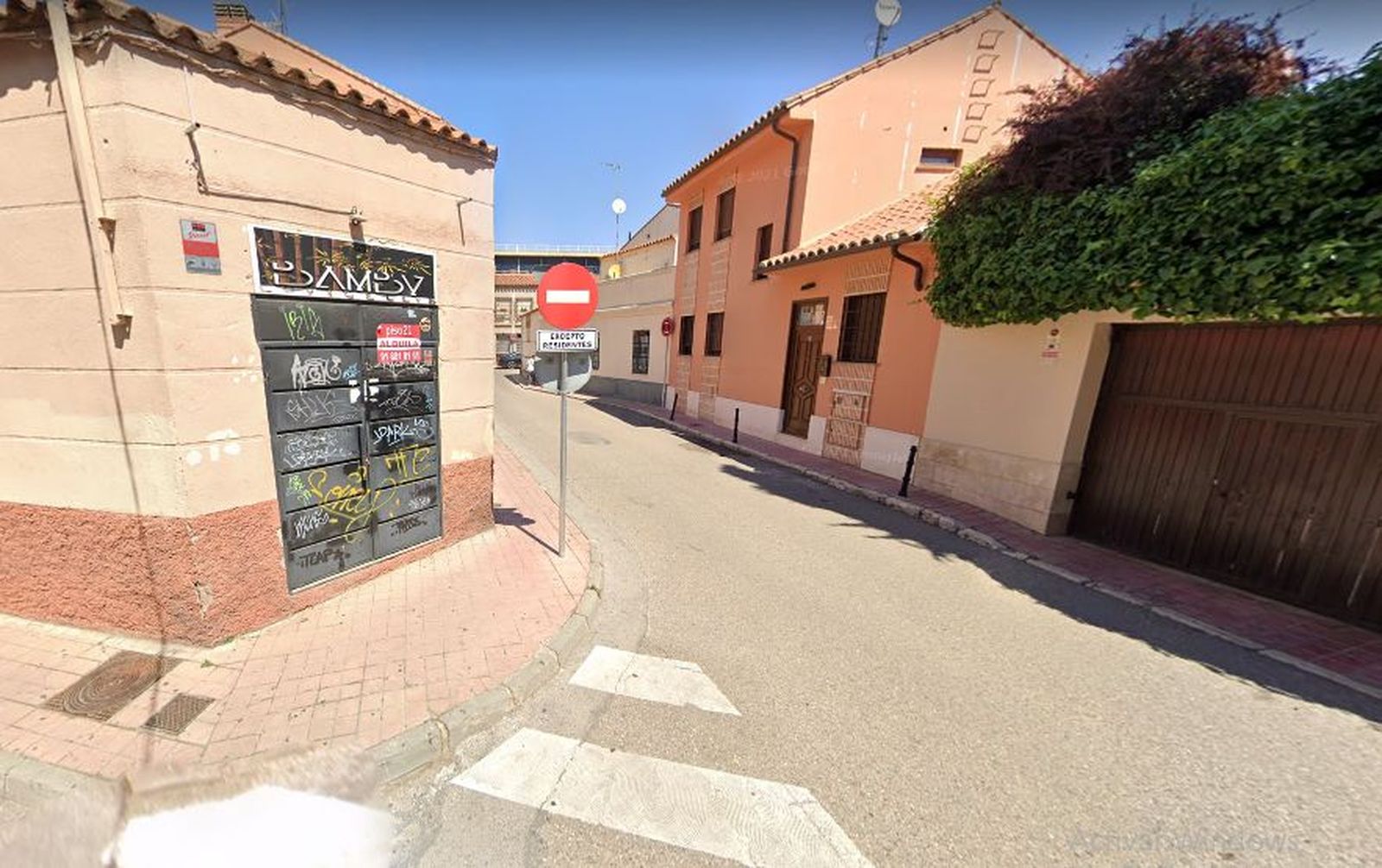 Cruce de la calle Ánimas y la calle Vaqueras