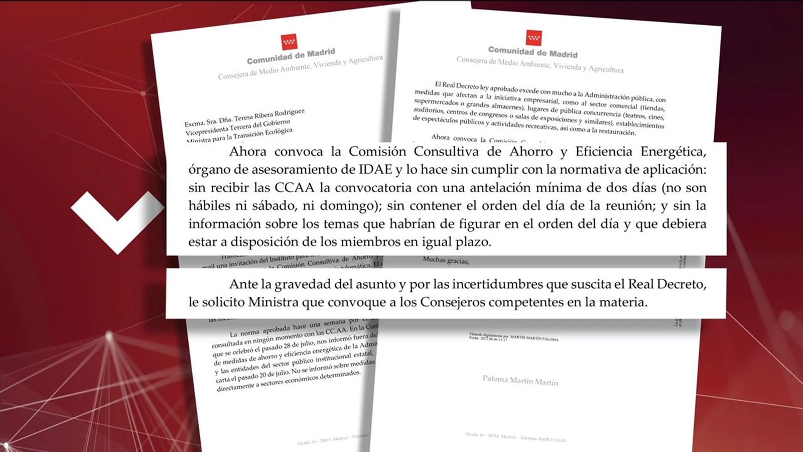 Carta de la Comunidad de Madrid