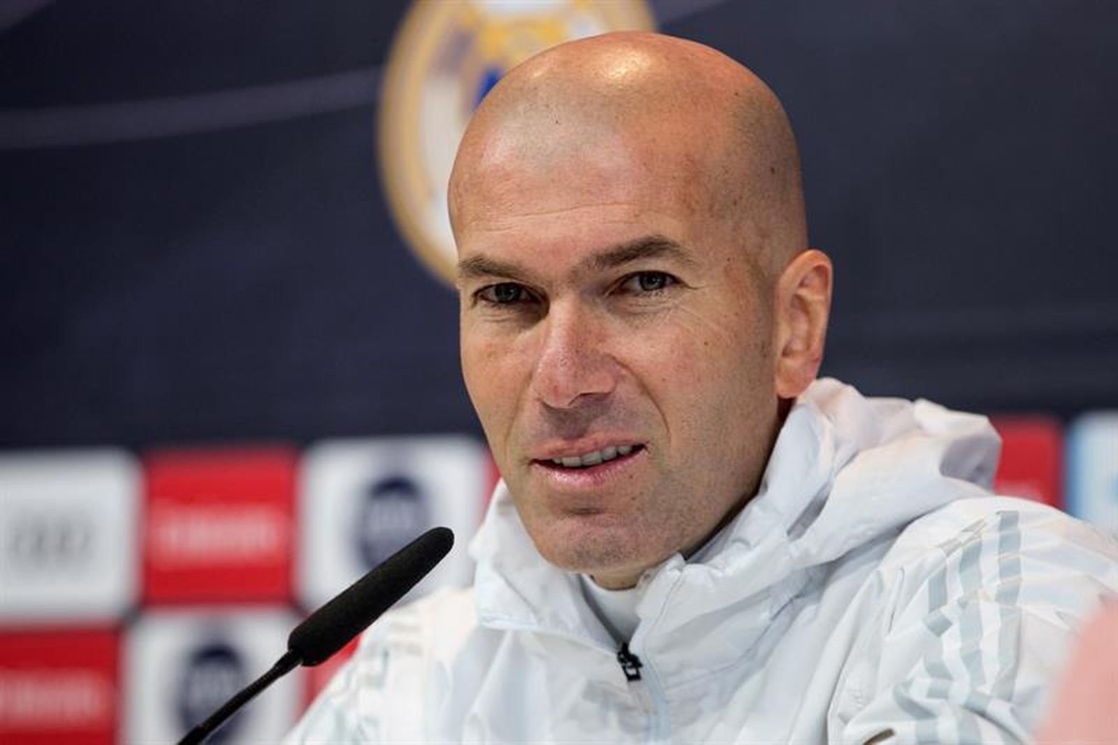 Zidane en rueda de prensa