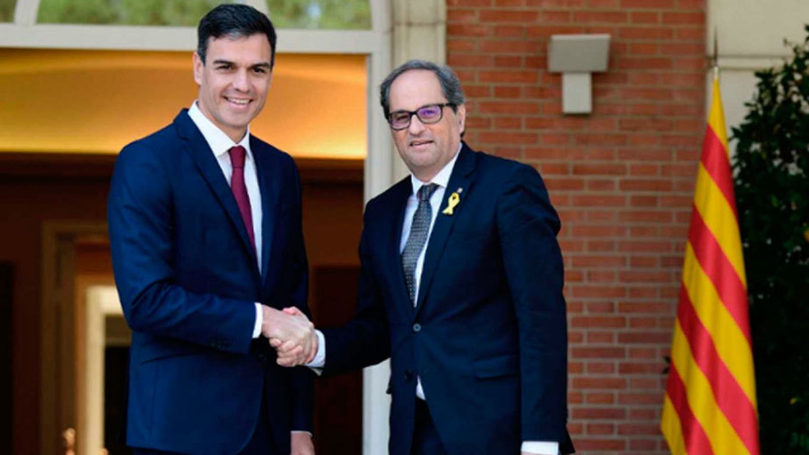 Pedro Sánchez se reúne con Quim Torra