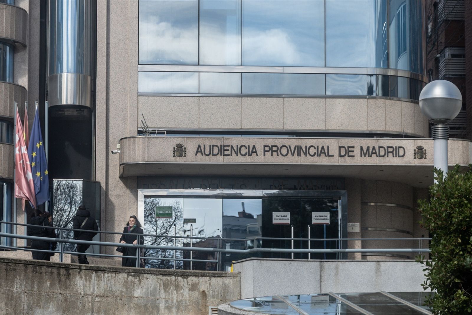 Exterior de la sede de la Audiencia Provincial de Madrid