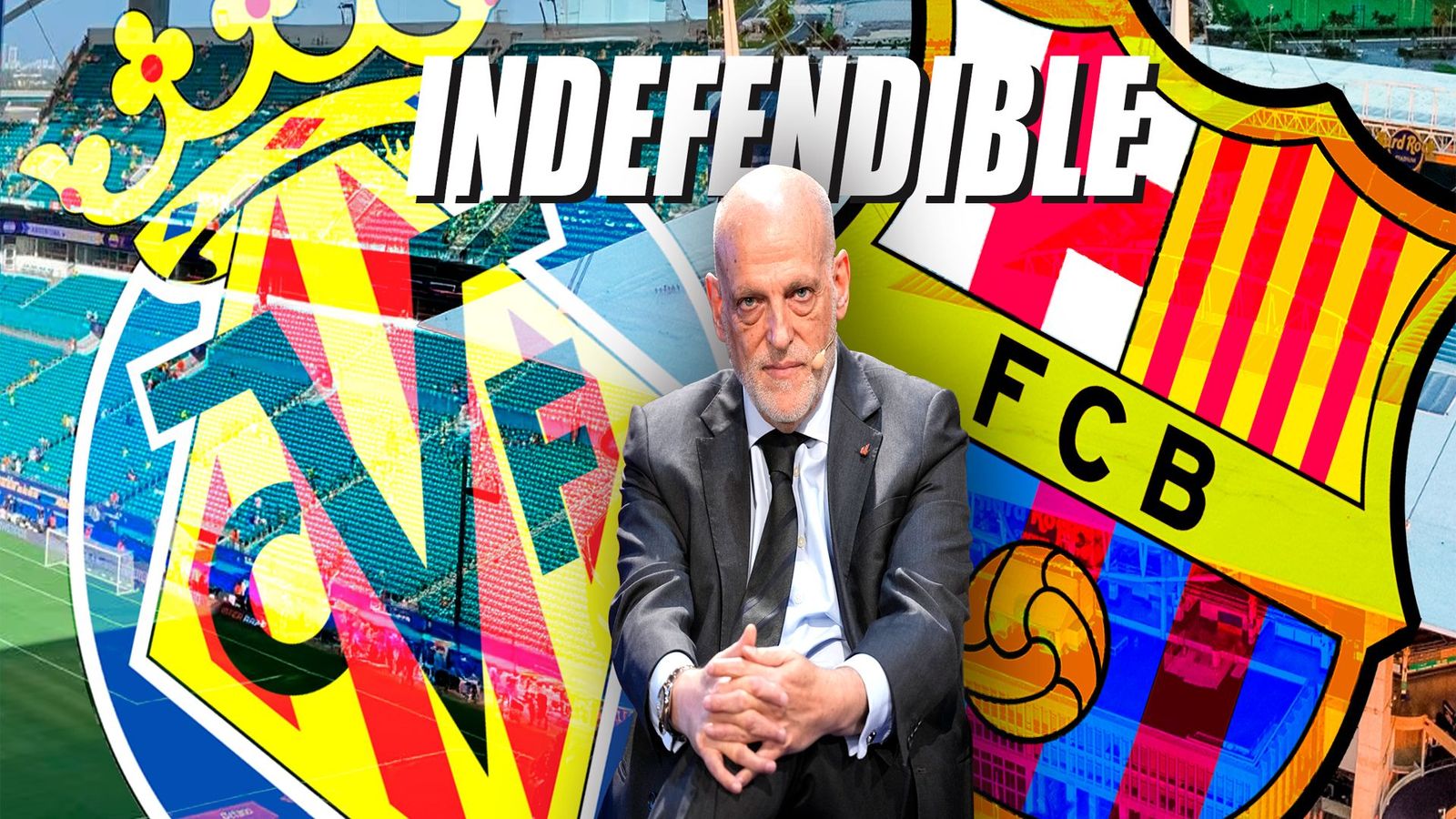 Tebas, sobre el Villarreal-Barça en Miami: "No buscamos resultados económicos"