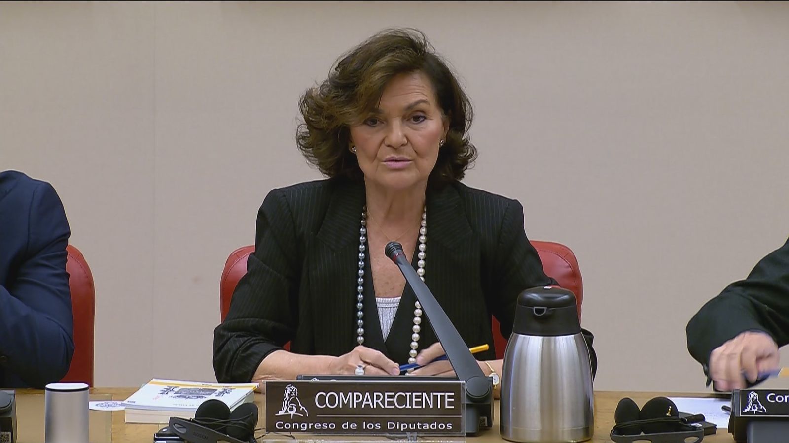 El Congreso avala a Carmen Calvo para presidir el Consejo  de Estado