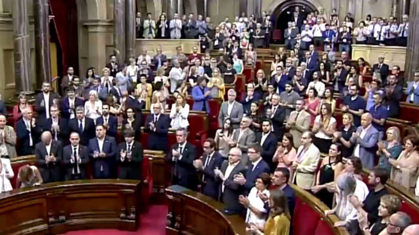 El Parlament catalán