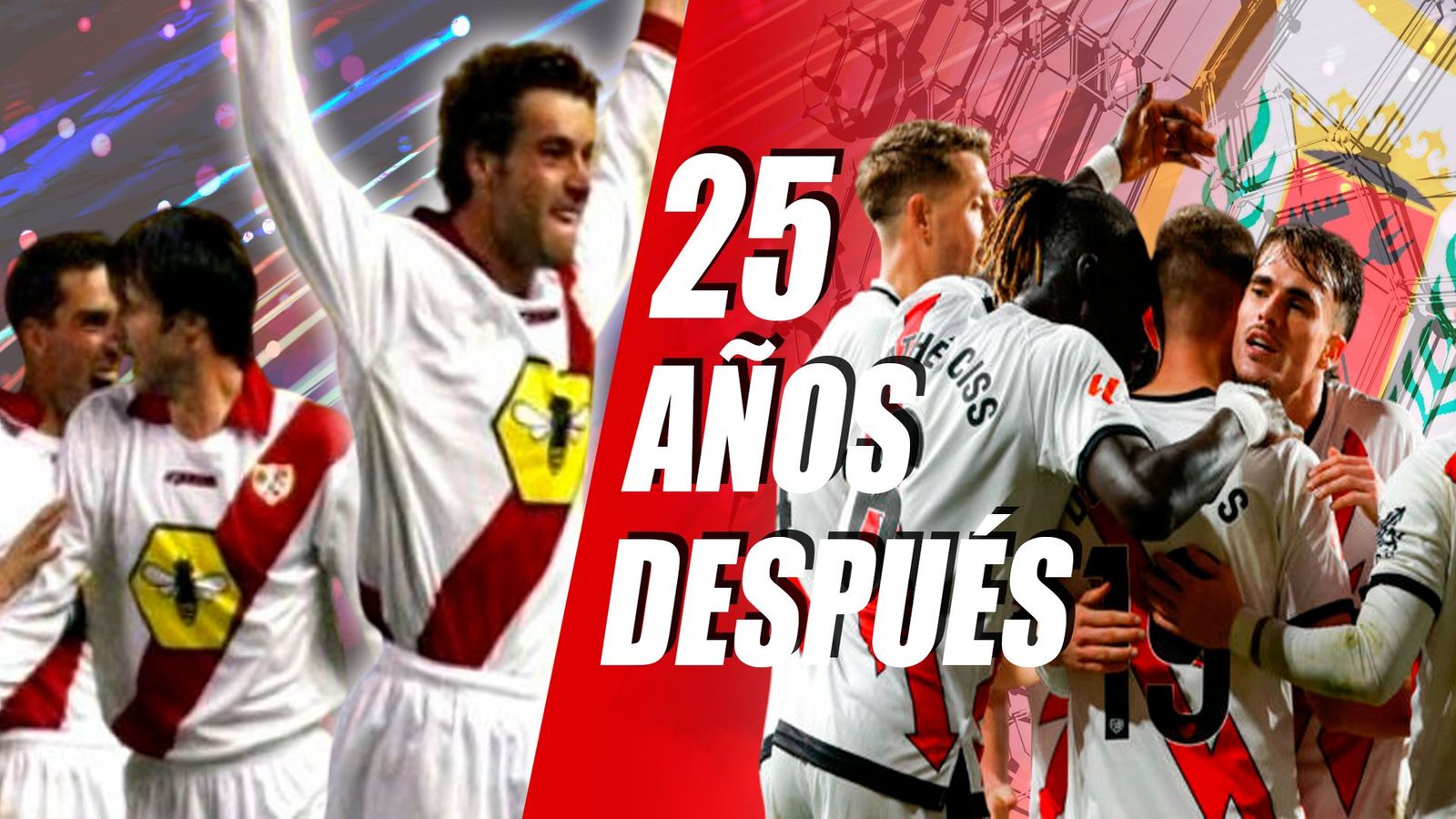 El Rayo Vallecano, a un paso de Europa 25 años después