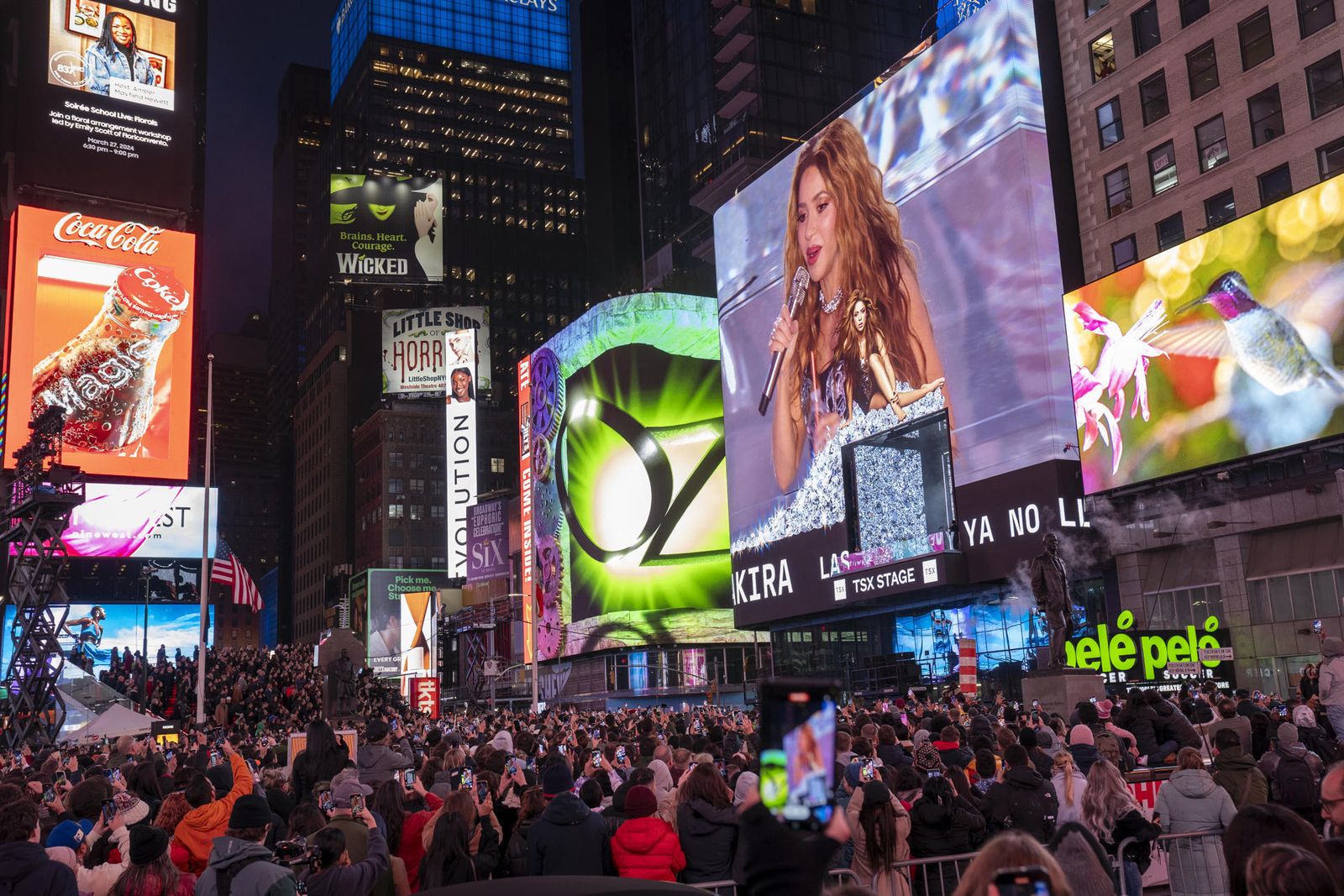Concierto gratis de Shakira en Nueva York