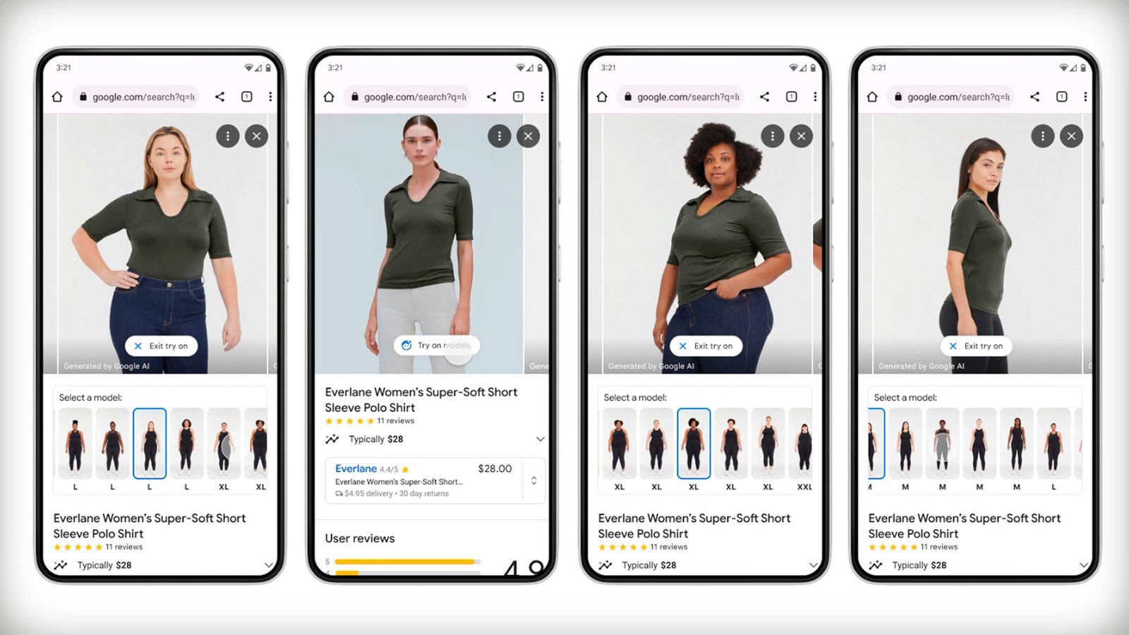 La nueva función de probador virtual de Google