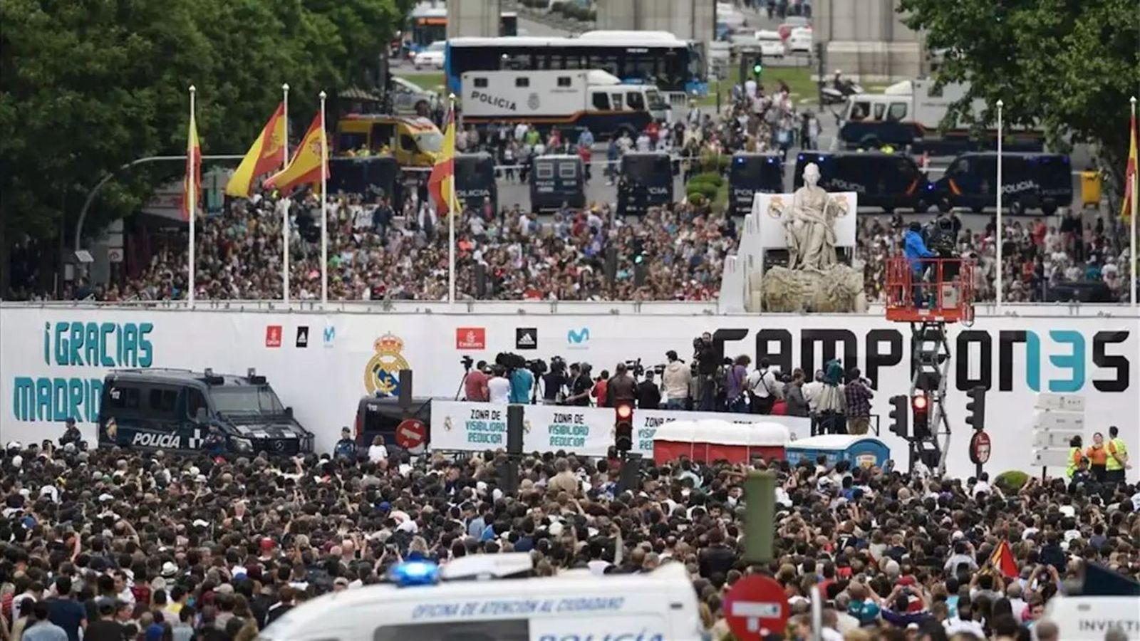 Real Madrid, en Cibeles