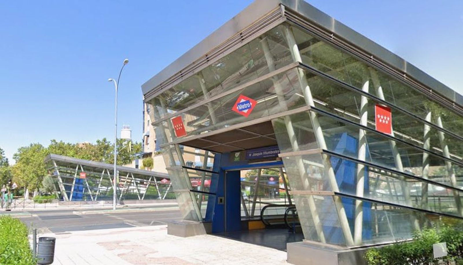 Estación de Joaquín Vilumbrales de la Línea 10 de Metro de Madrid, en Alcorcón