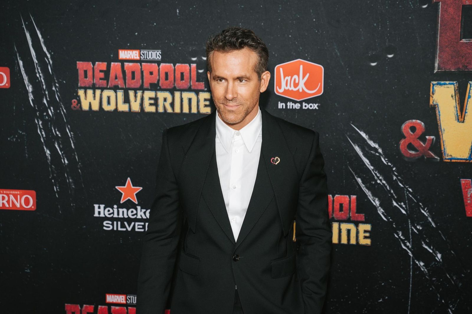 Ryan Reynolds en el estreno de 'Deadpool y Lobezno'