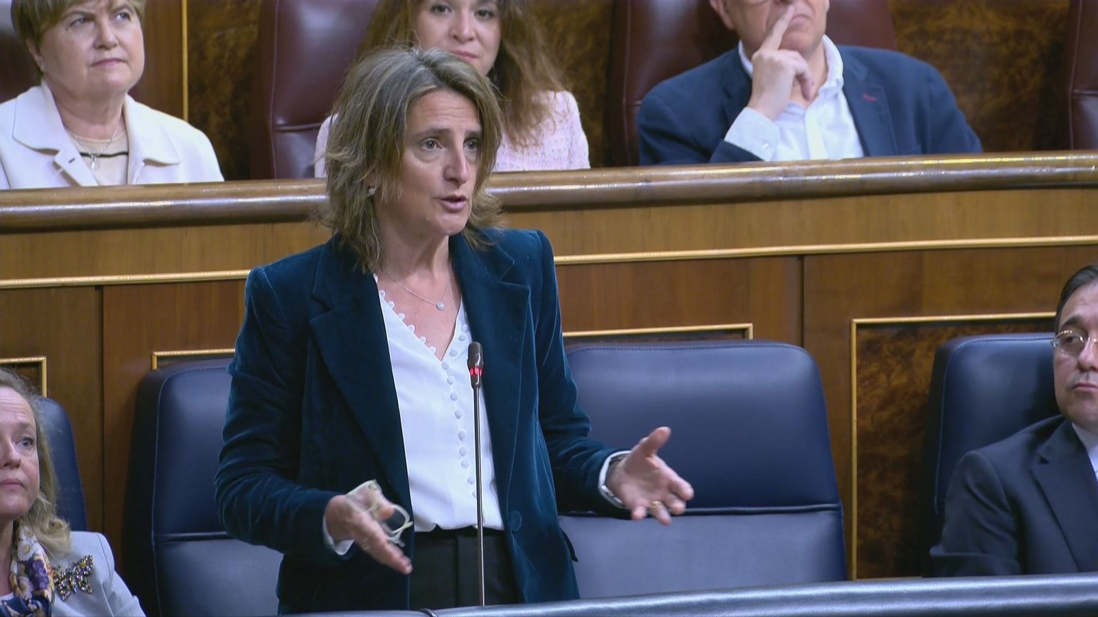 La vicepresidenta, Teresa Ribera
