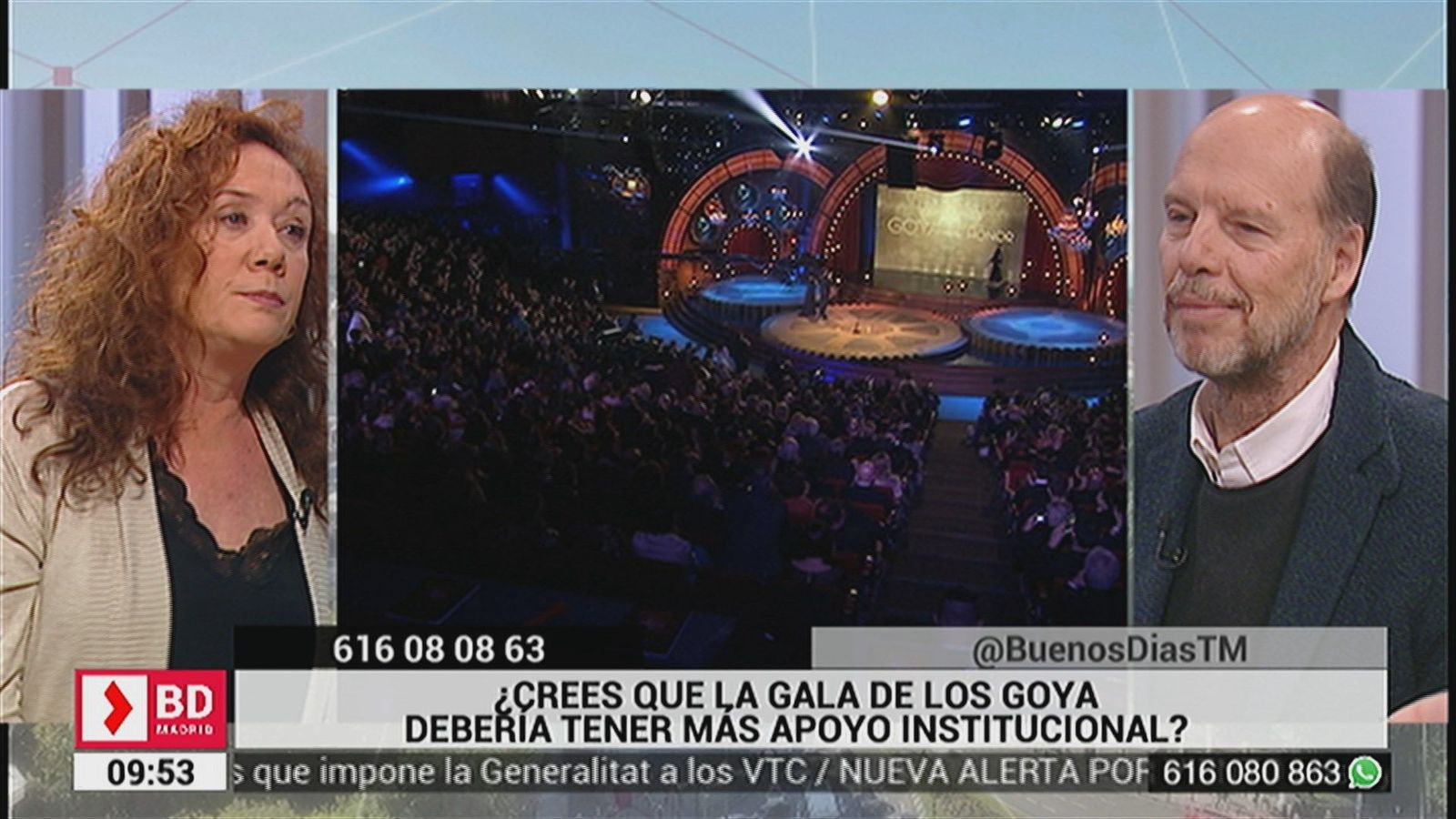 ¿Debe tener la gala de los Goya más apoyo institucional?