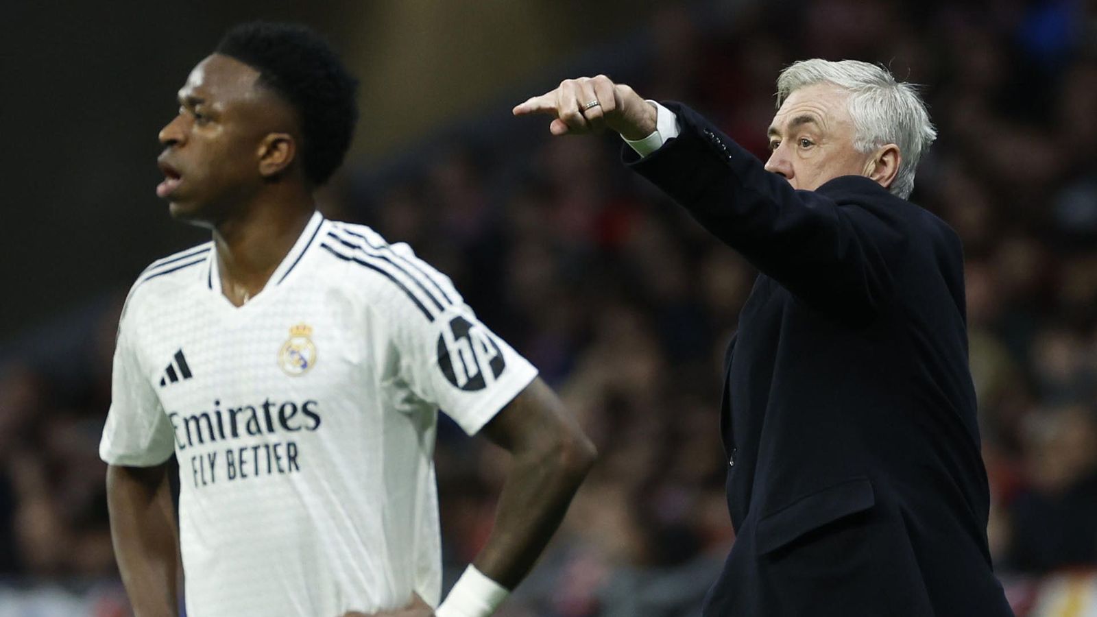 Ancelotti: "Un jugador como Vinícius para mí es indiscutible"