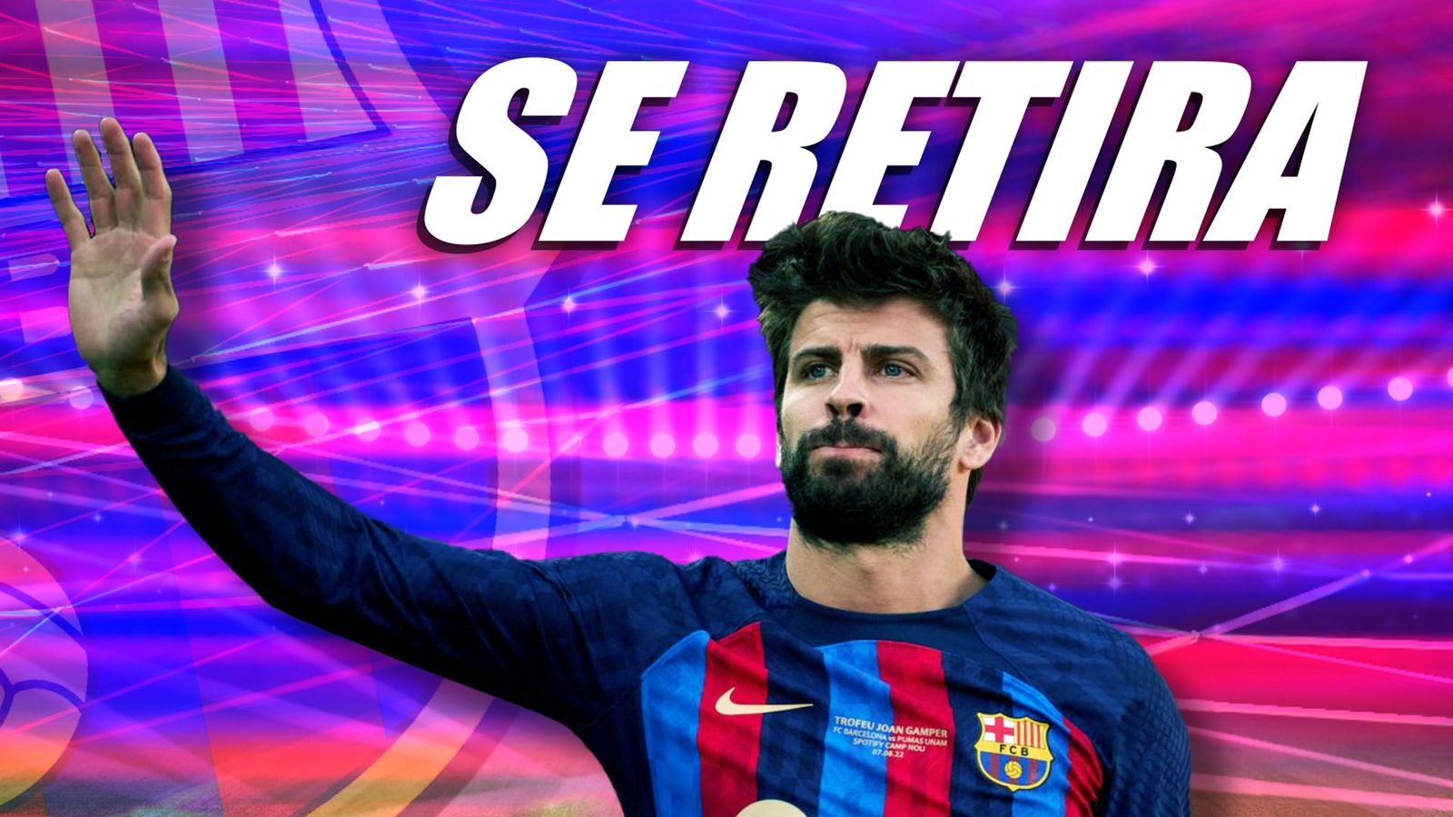 Piqué abandona el fútbol