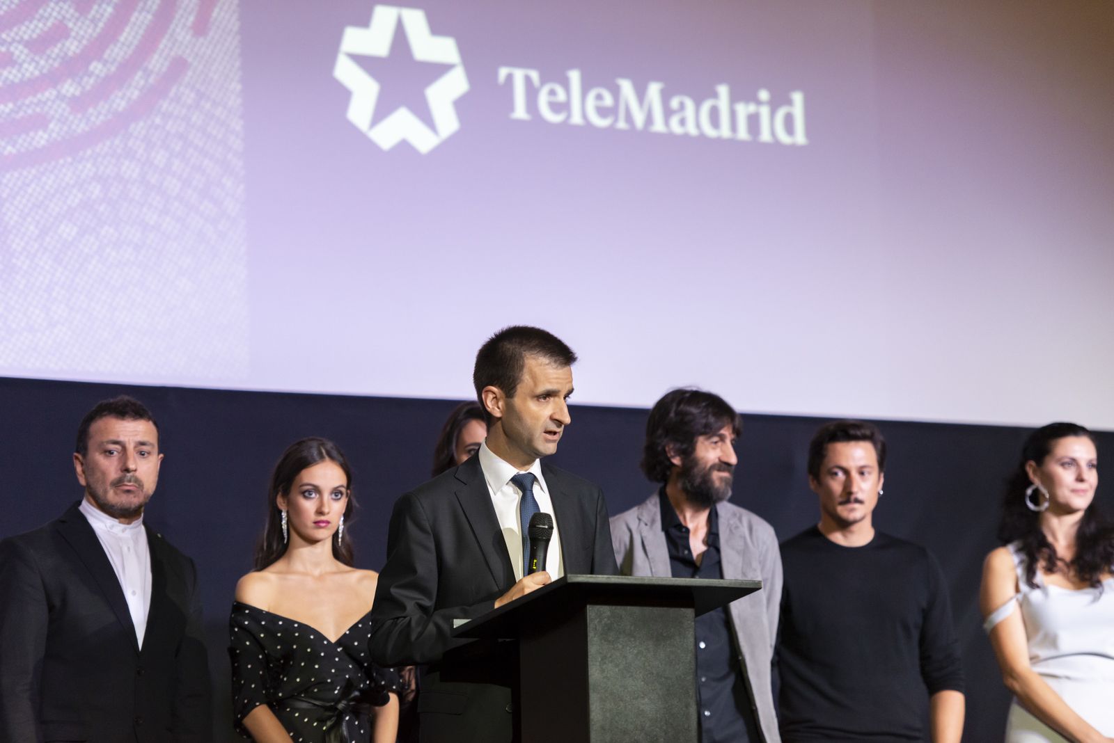 Premier de 'La víctima número ocho' en el Palacio de la Prensa