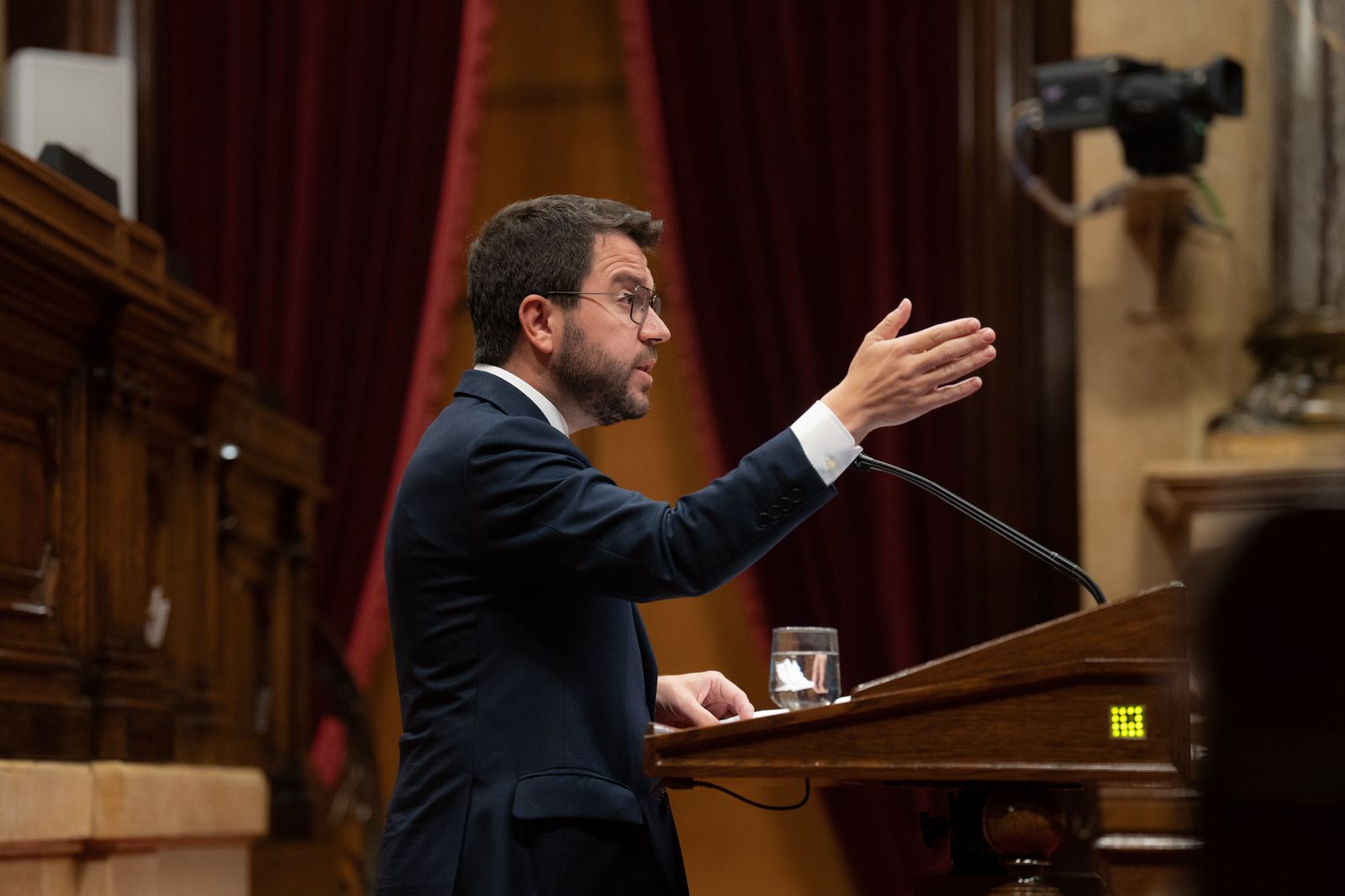 El presidente de la Generalitat, Pere Aragonès
