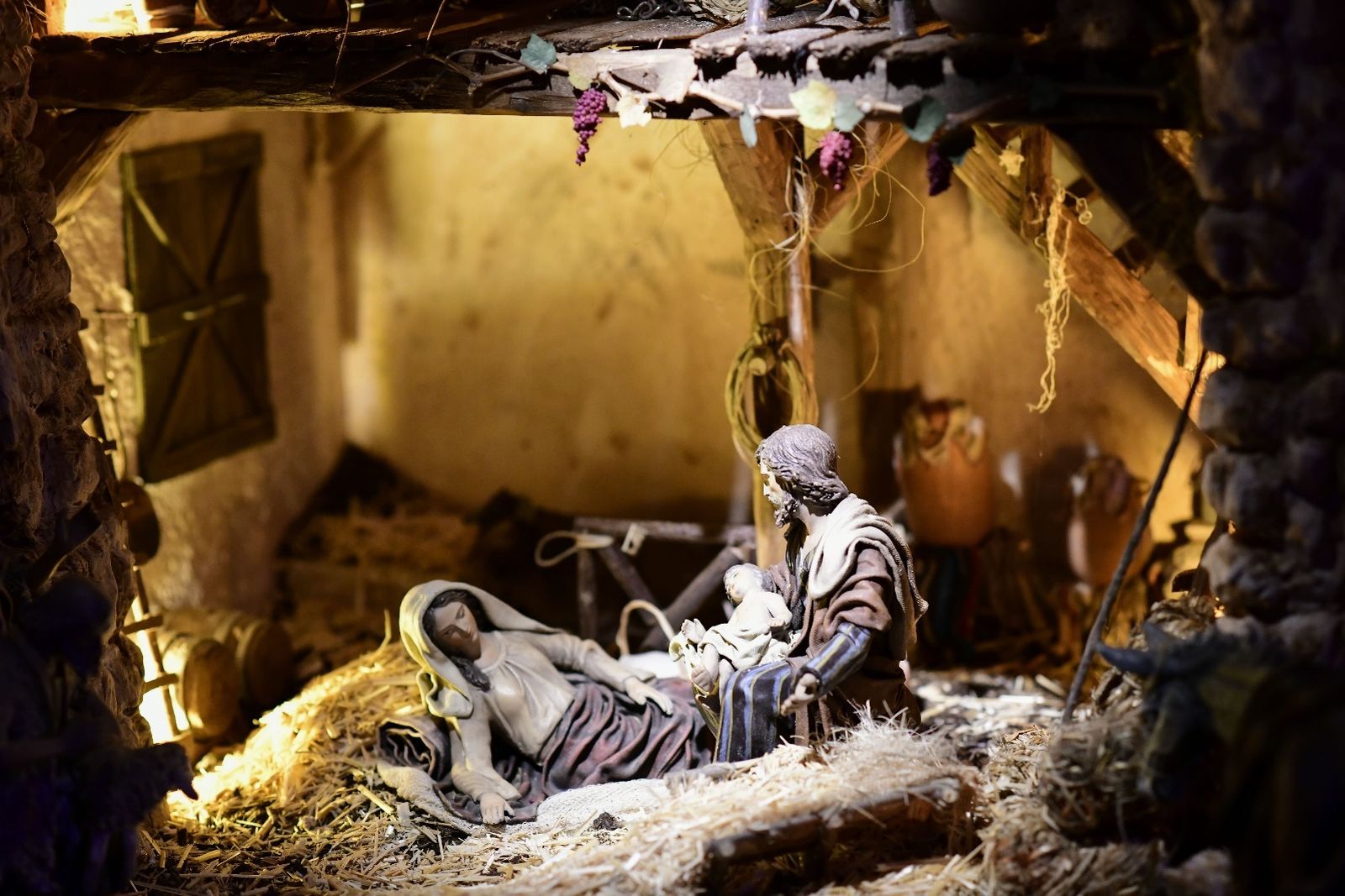 Escena del belén monumental de San Sebastián de los Reyes de 2025