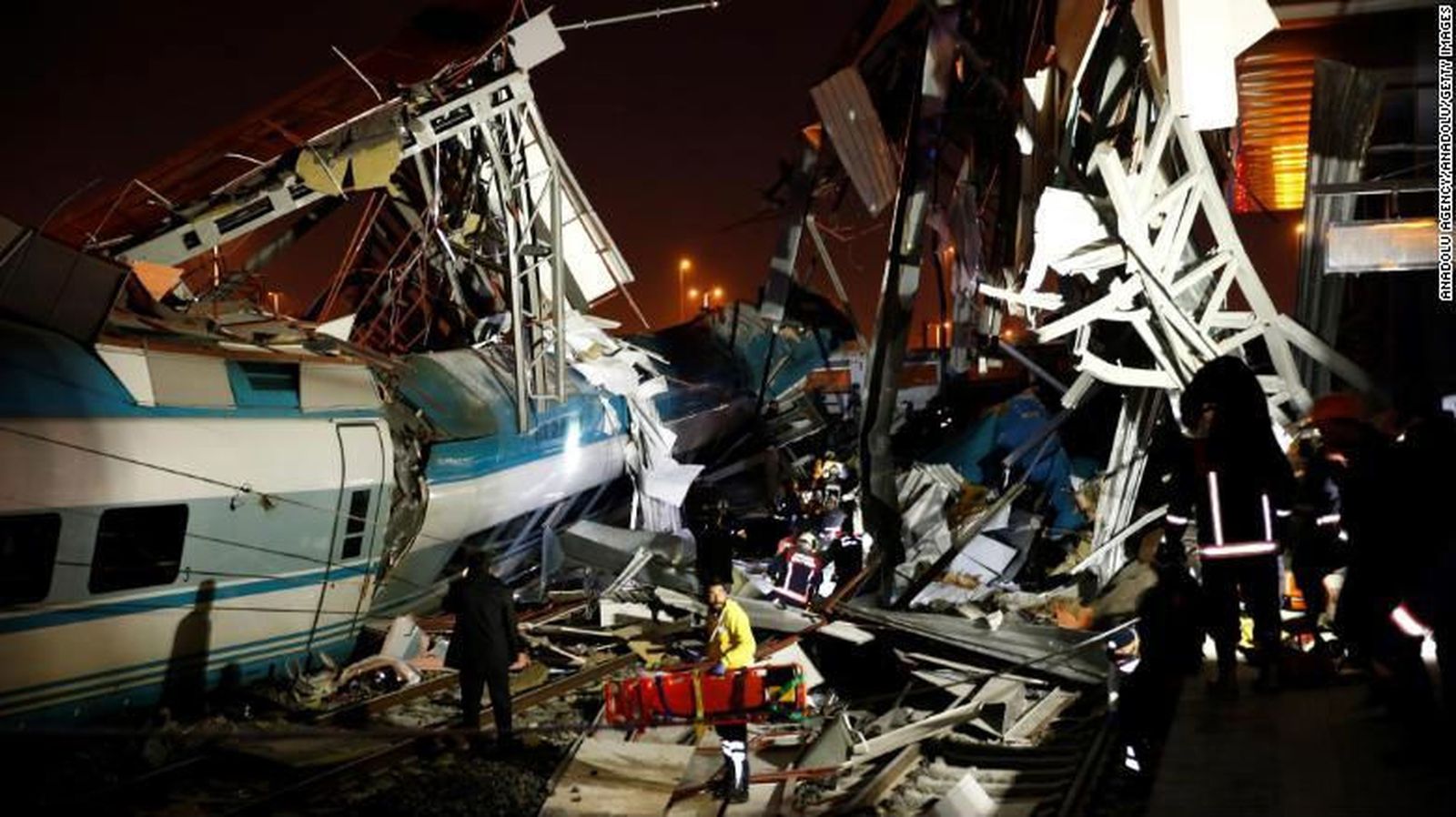Accidente de tren en Turquía