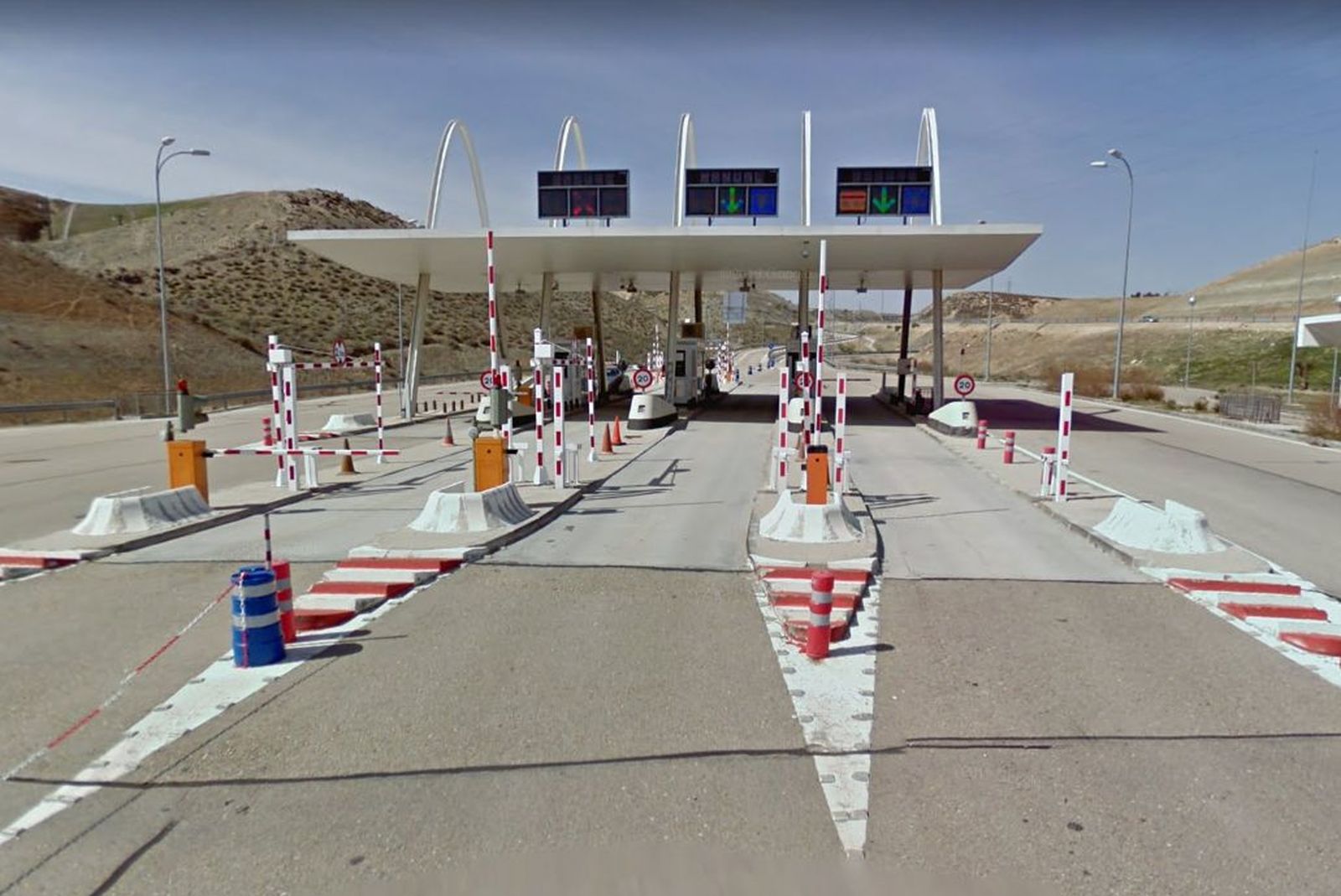 Peaje en la carretera radial de Madrid R4