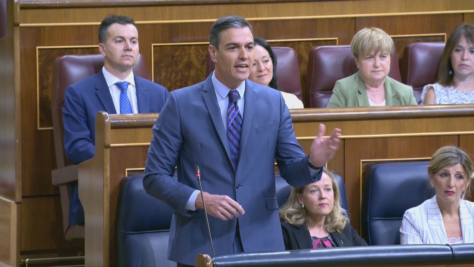 El presidente del Gobierno, Pedro Sánchez