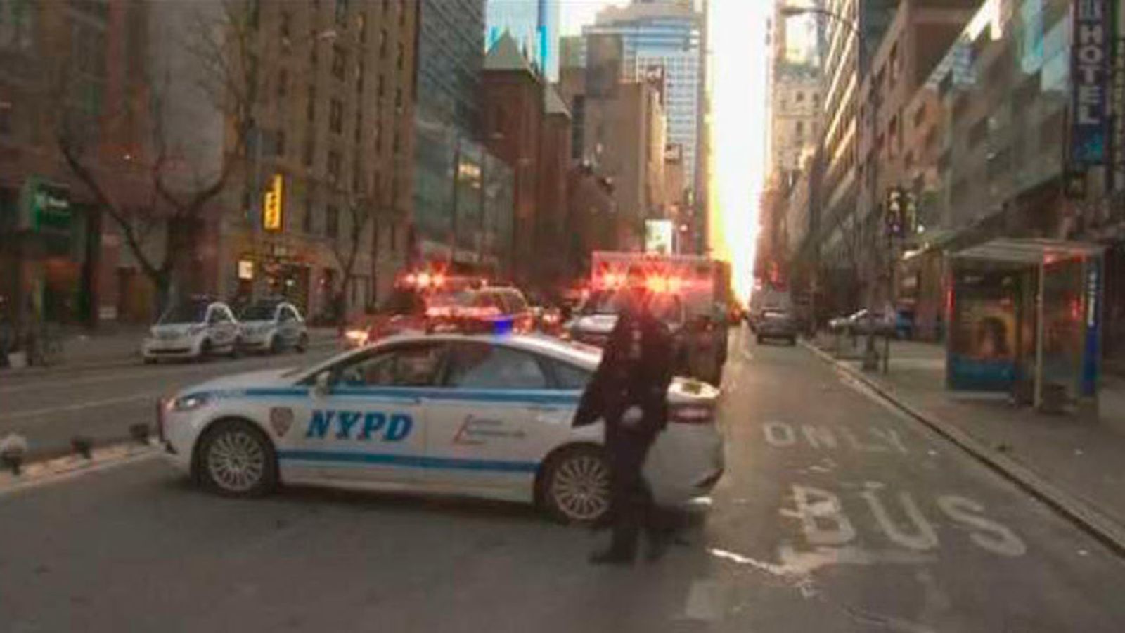 Efectivos de la policía de Nueva York