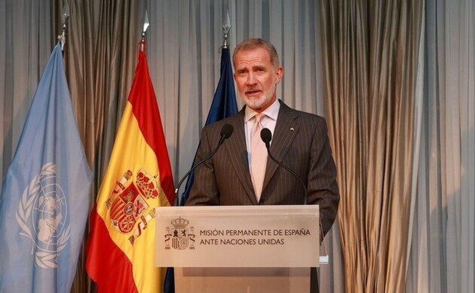 El rey Felipe VI reivindica el papel de la ONU ante "un momento crucial que no admite vacilaciones"