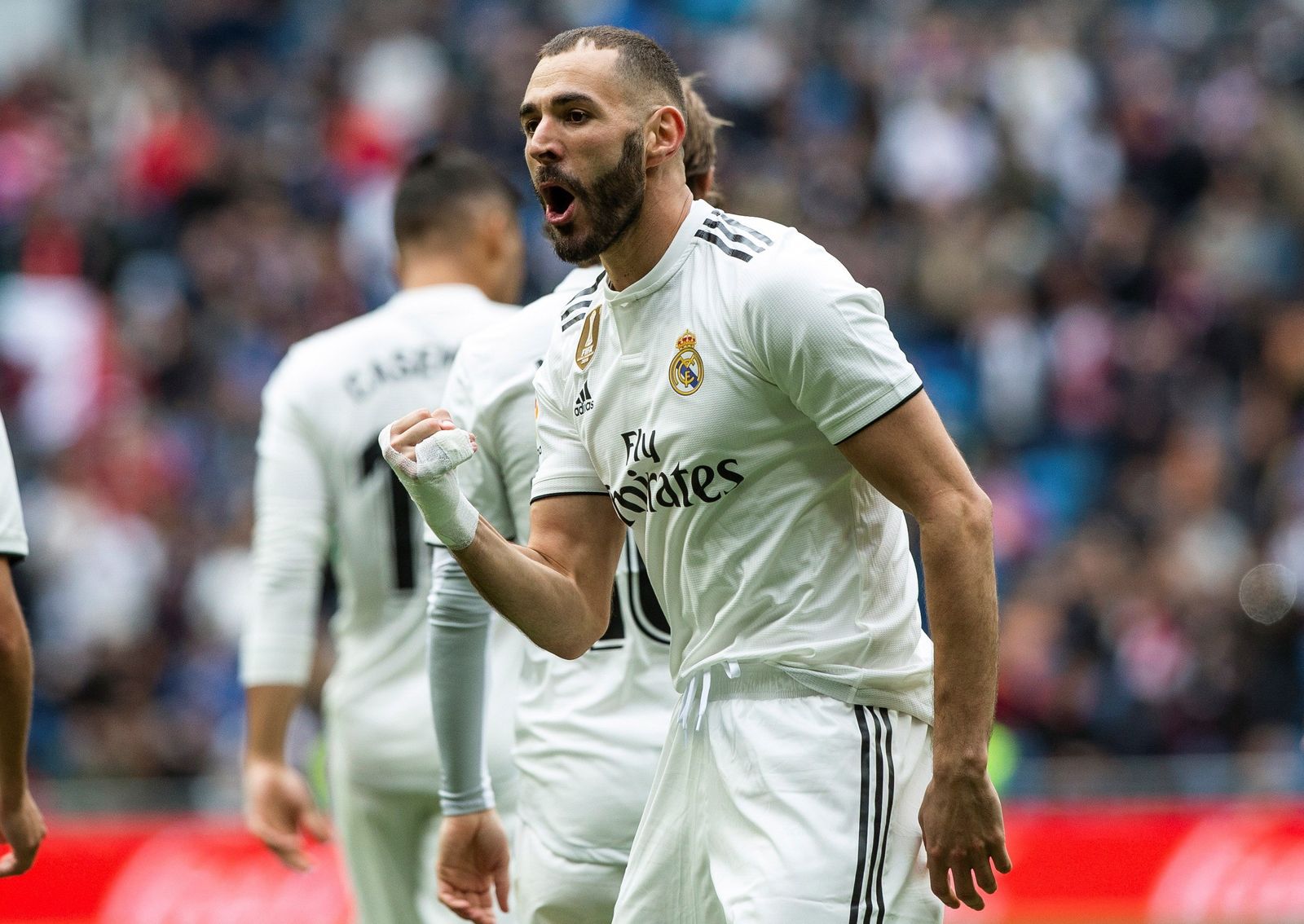 Hat-trick de Benzema ante el Athletic de Bilbao