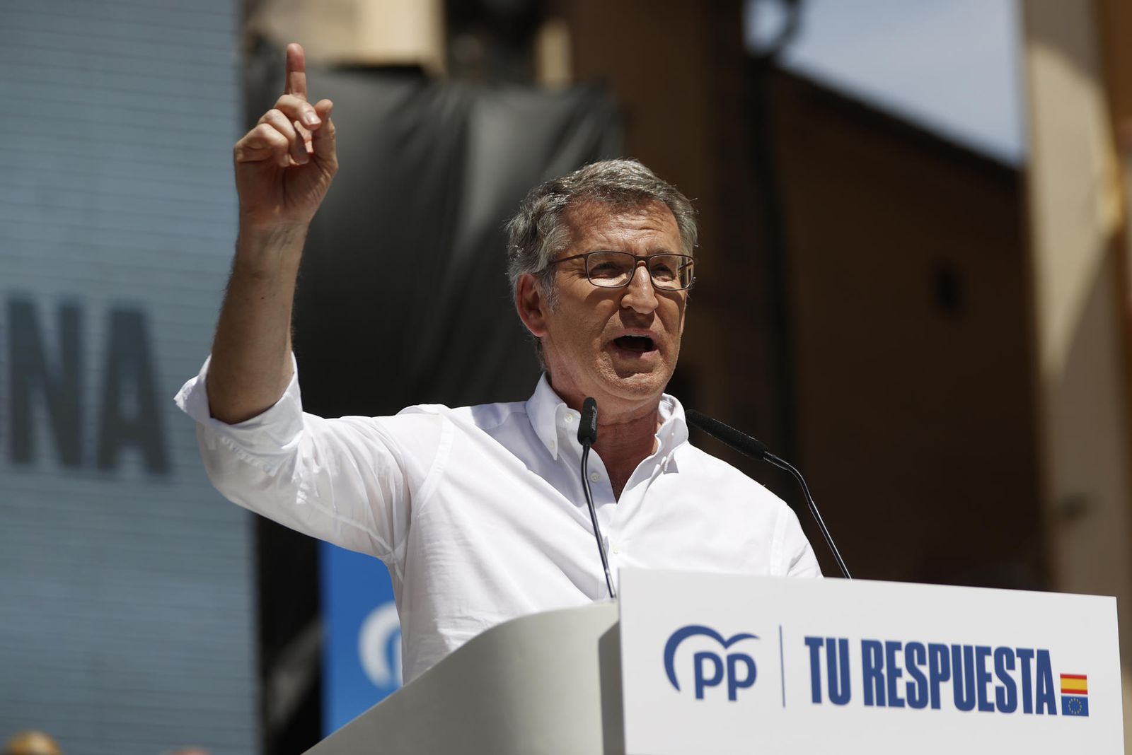 Feijóo, en Málaga