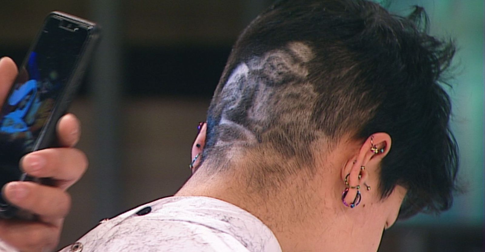 Córtate el pelo con la forma de un portal de belén