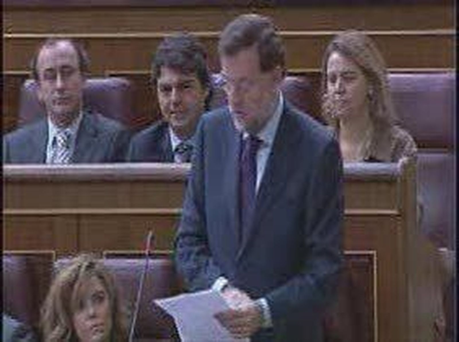 Debate Zapatero-Rajoy sobre pensiones en el Congreso