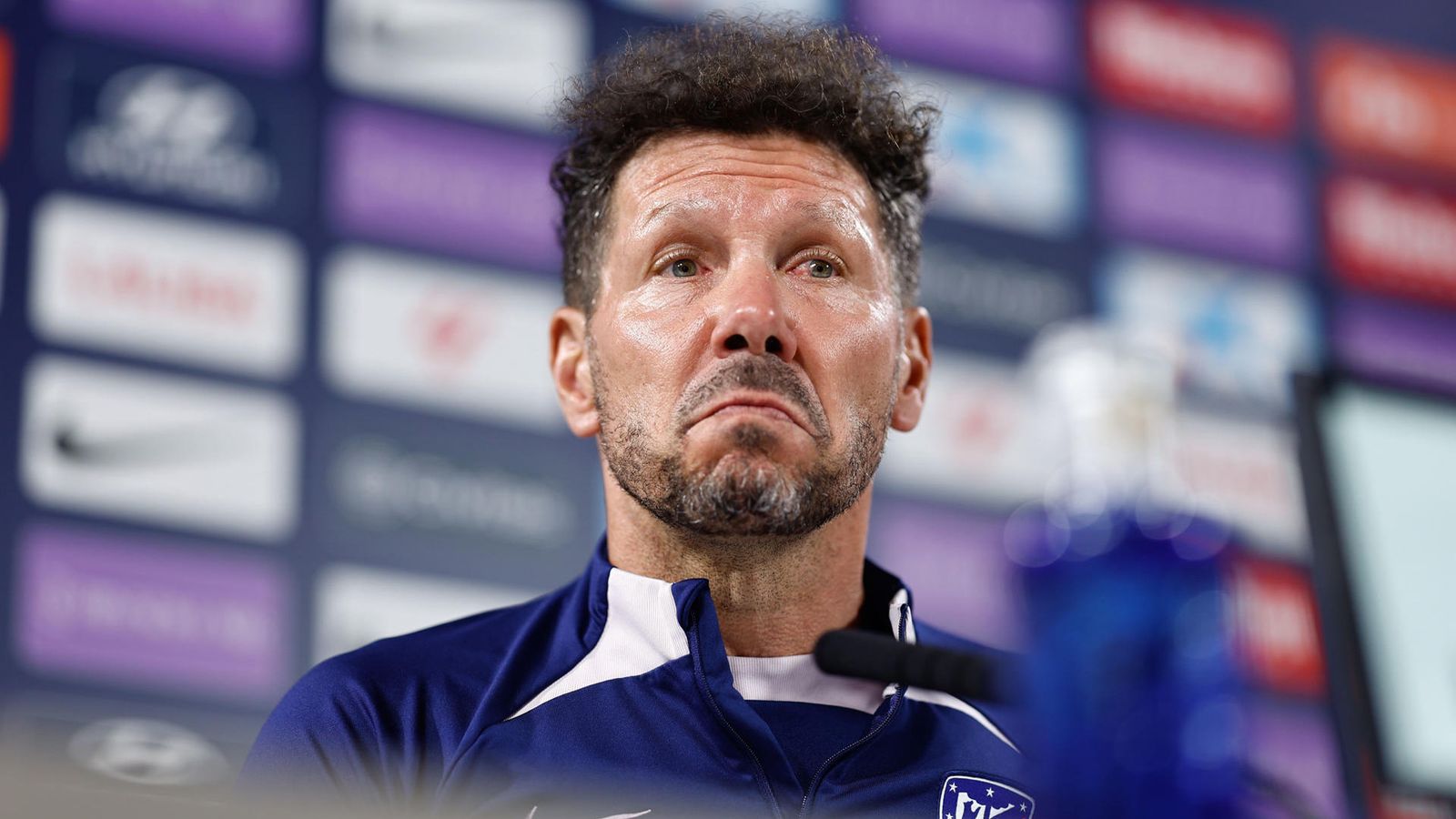 Simeone y subir el objetivo del club: "Una pregunta interesante para otro momento"