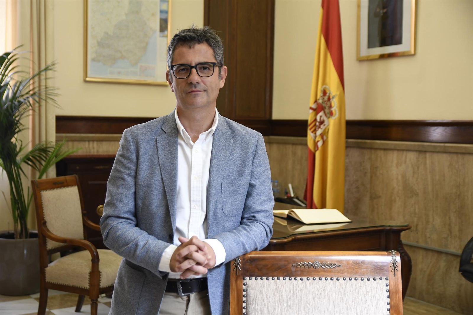 El ministro de Presidencia, Félix Bolaños