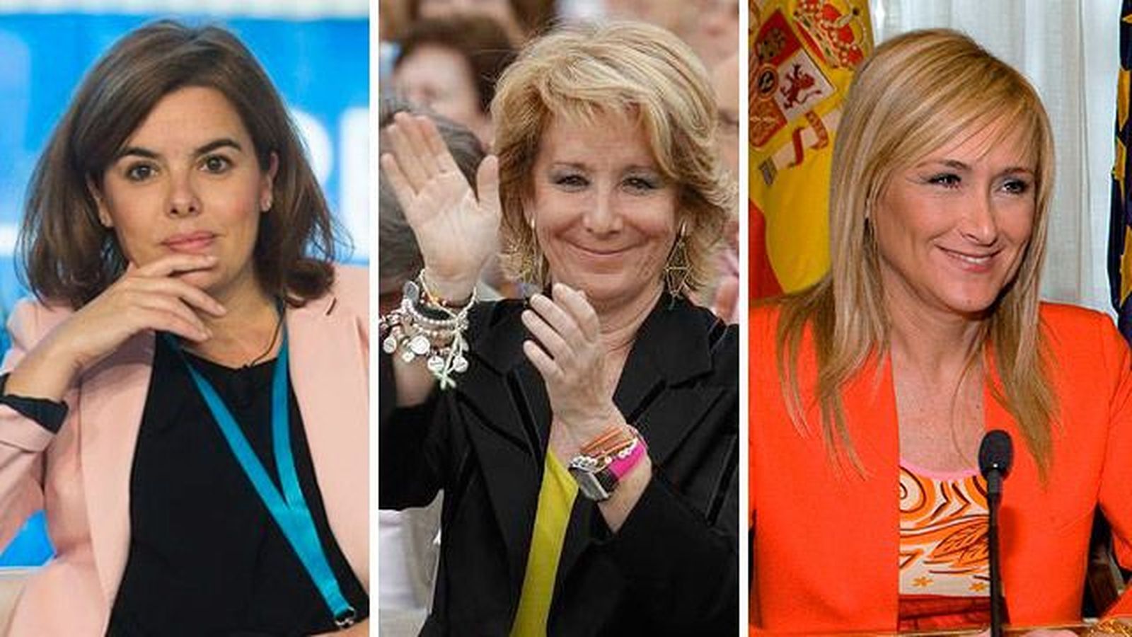 Cifuentes, Aguirre y Sáenz de Santamaría, la terna de nombres que más suenan