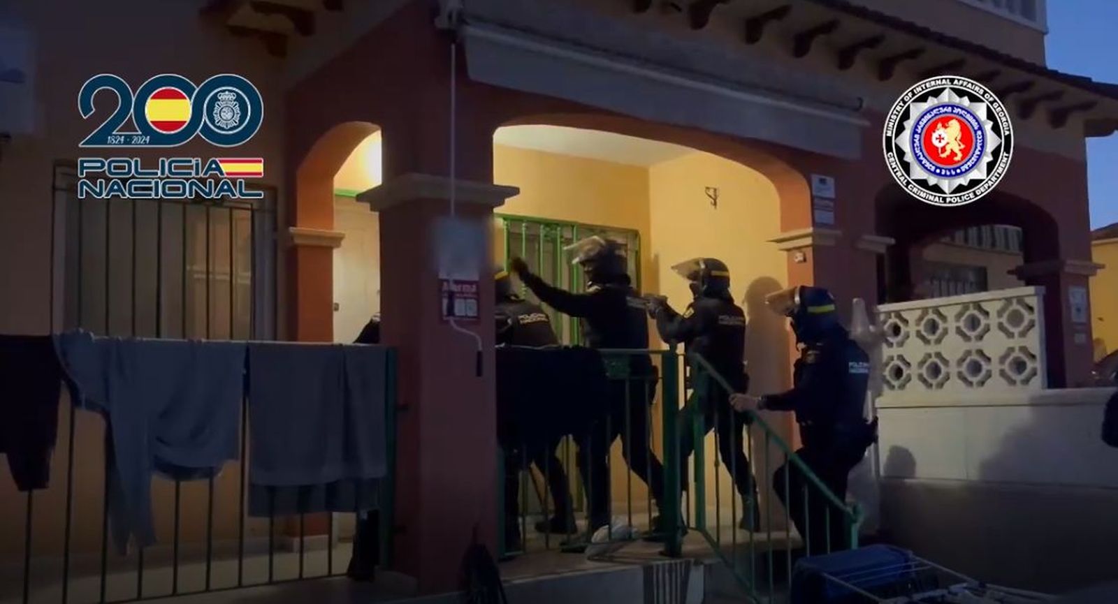 Detención de la Policía Nacional en una vivienda de Guadalajara