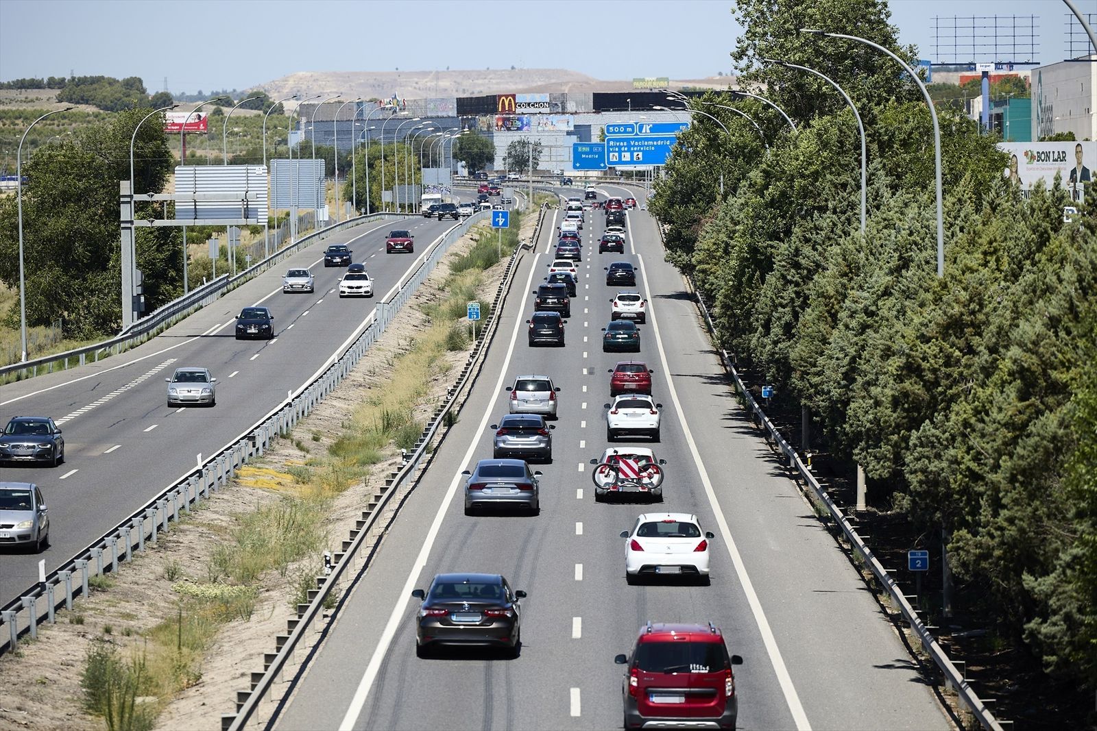 Autovía A-3 en Madrid
