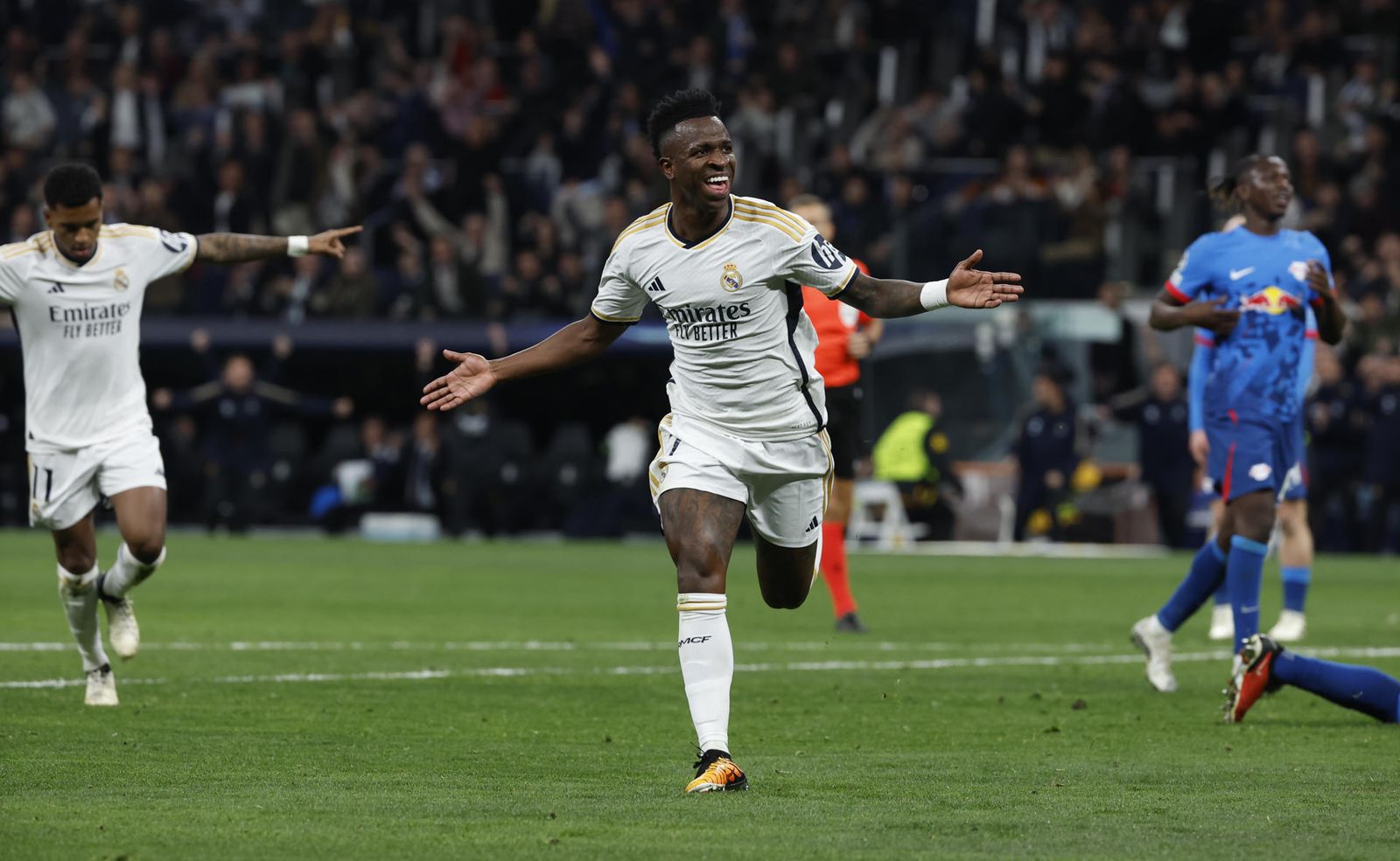 Vinicius ante el Leipzig