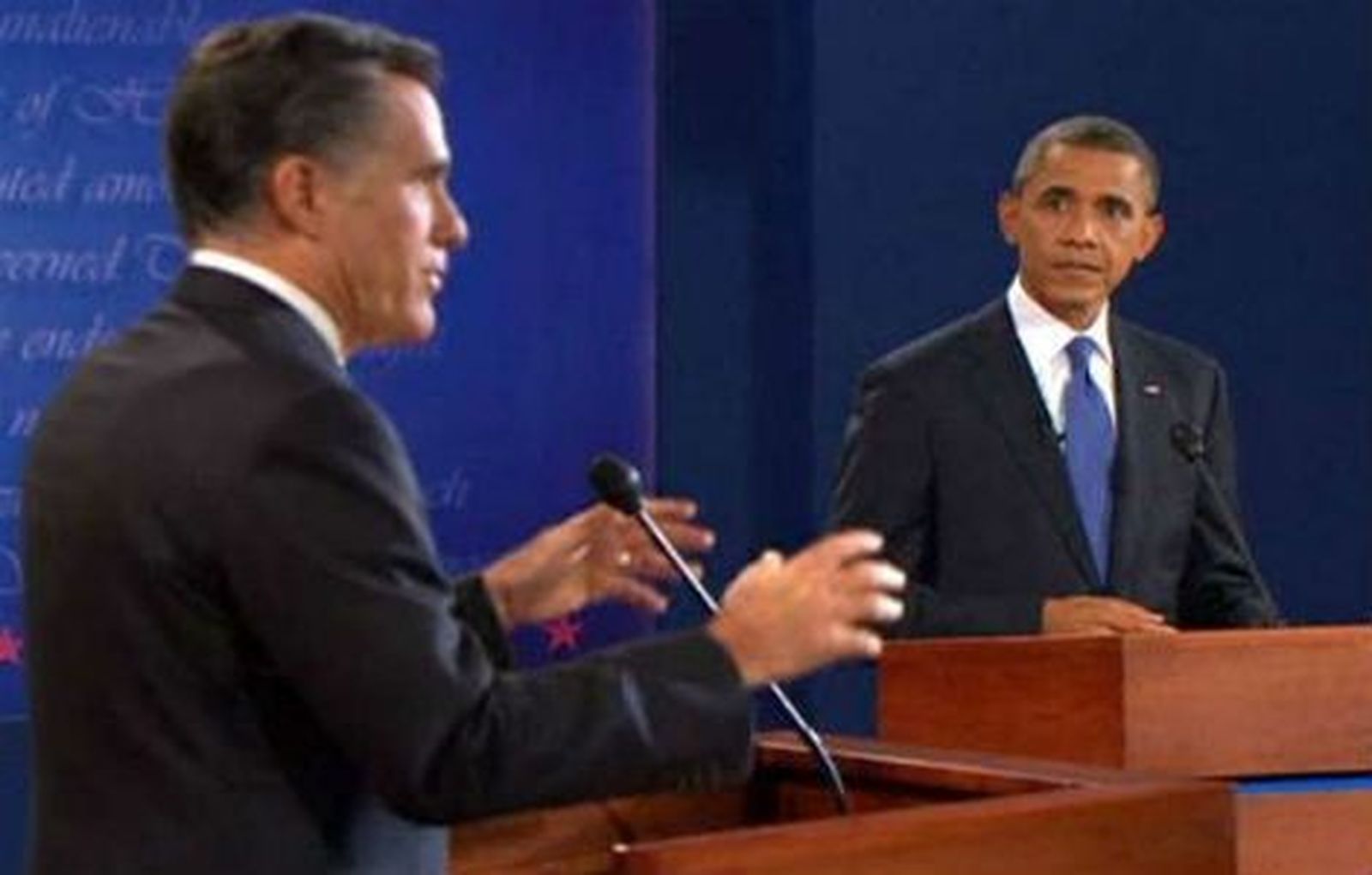 Romney vence a Obama en el primer debate televisado entre ambos