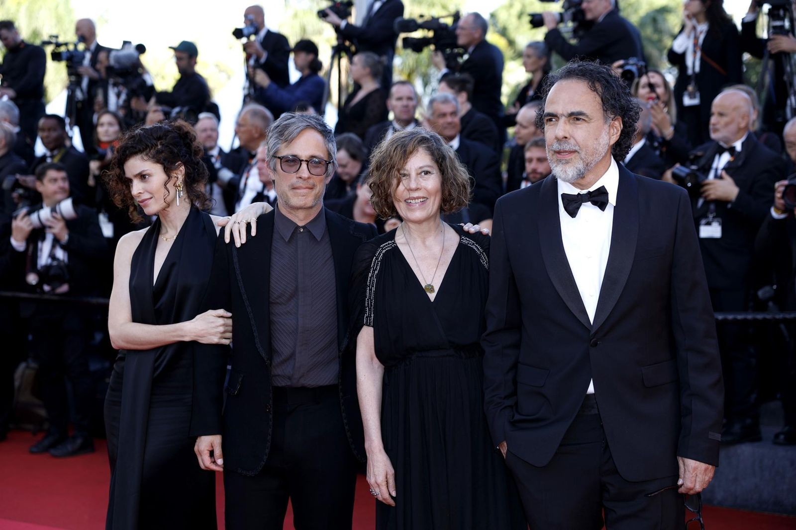 Gael García Bernal, Martha Sosa y Alejandro González Iñarritu