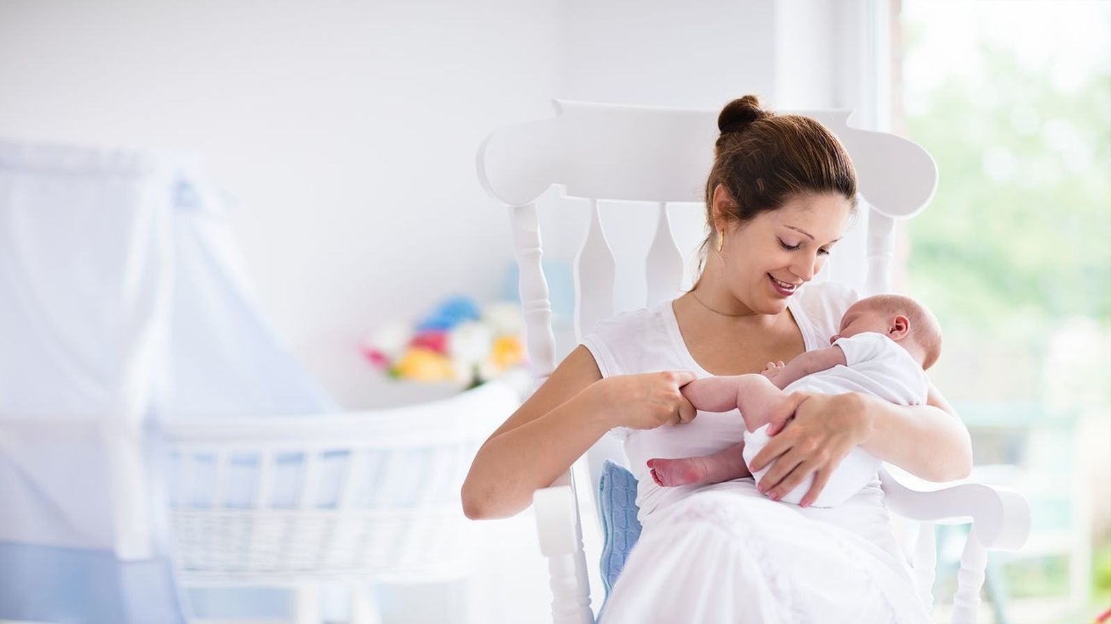 UNa madre con su bebé
