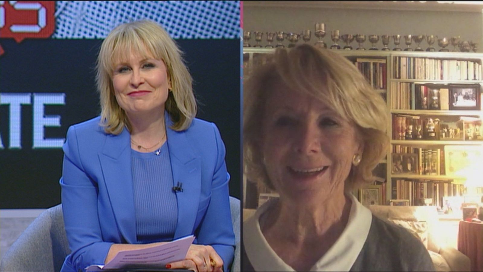 Esperanza Aguirre: "Si hubiera elecciones ahora, Isabel sacaría mayoría absoluta"